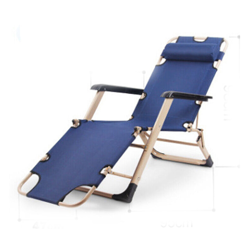Reclining Sun Beach Deck Lounge Chair Outdoor Folding Chair HBE2030