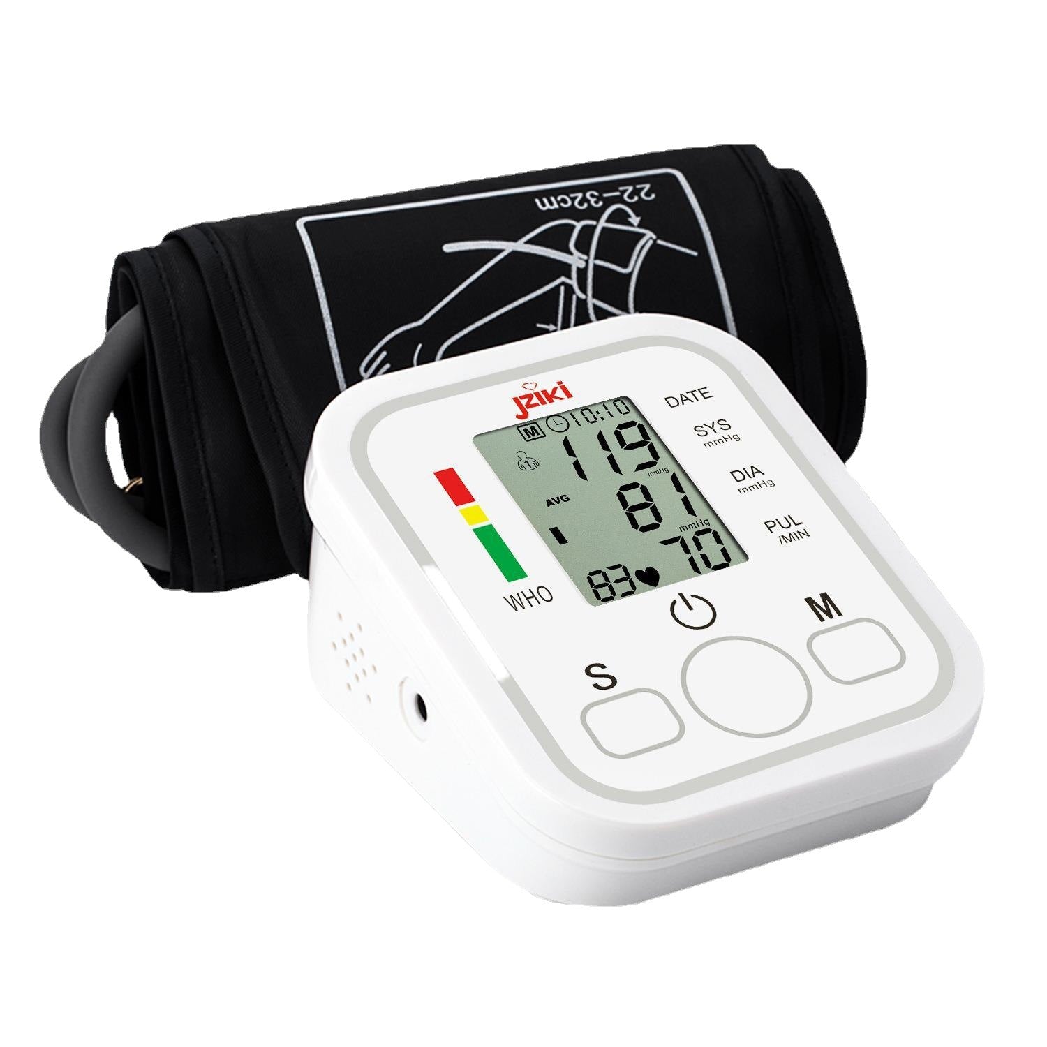 Battery Sphygmomanometer Automatic Digital Arm Blood Pressure MBP214488