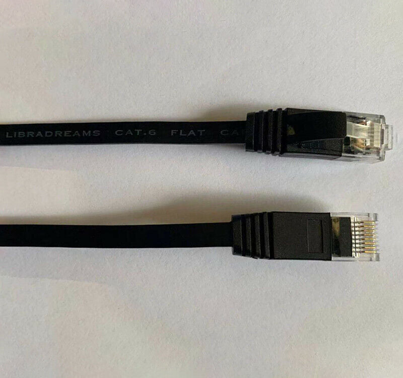 Black Ethernet Network Lan Cable CAT6 100MBPS ECA20730