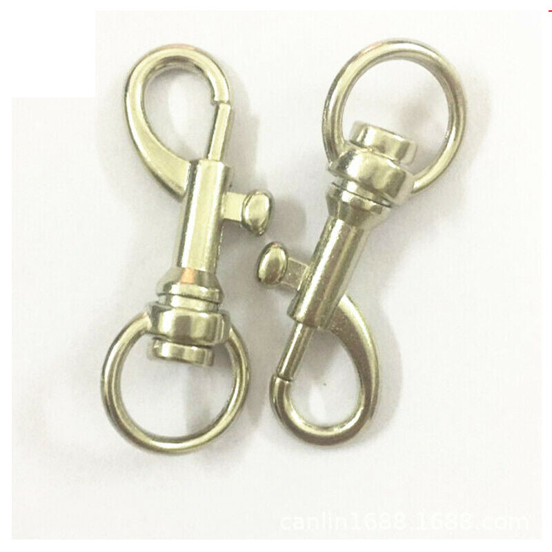 70PCS Lobster Swivel Clasp Key Ring Luggage Buckle Pet Clasp Kirsite TCL209481