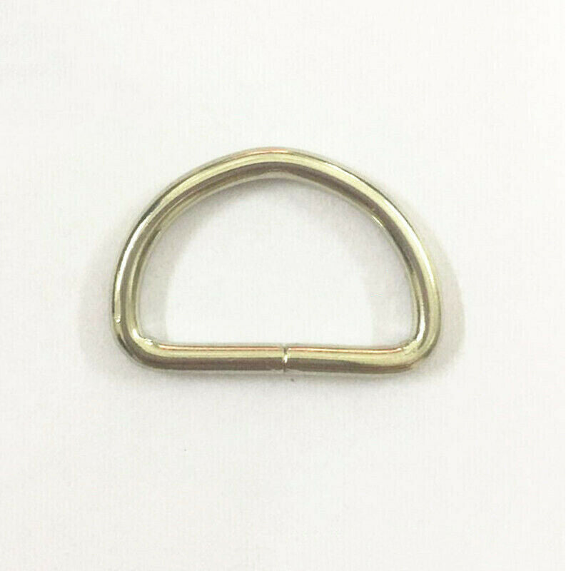 100PCS Metal D-Ring Buckle Loop Craft Bag Strap DIY Accessory DIY TDR209380