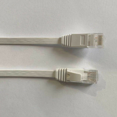 White Ethernet Network Lan Cable CAT6 100MBPS