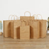 25*12*33CM 50PCS Kraft Portable Paper Bag Casual Party Wedding Birthday Shopping WBA2124