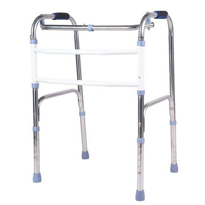 Folding Steel Walking Frame, Adjustable Height, Medical Walker HWA2045/HWA2046